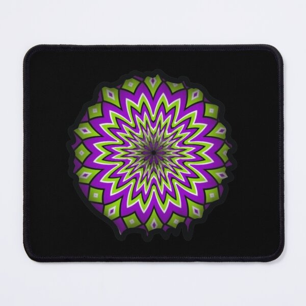 Item preview, stain fractal violet green opt art designed and sold by OptLuv.