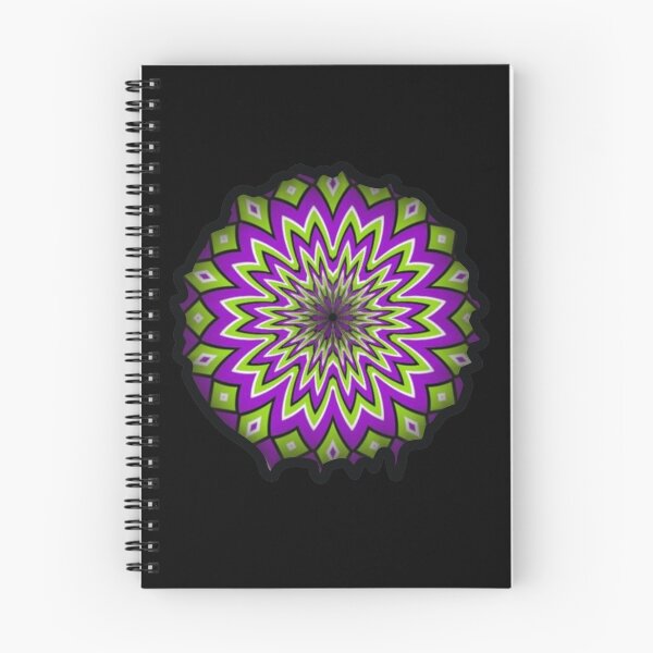 Item preview, stain fractal violet green opt art designed and sold by OptLuv.