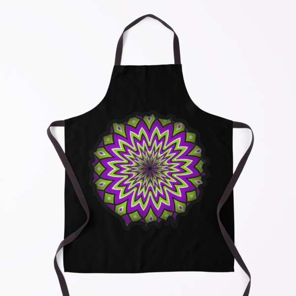 Item preview, stain fractal violet green opt art designed and sold by OptLuv.