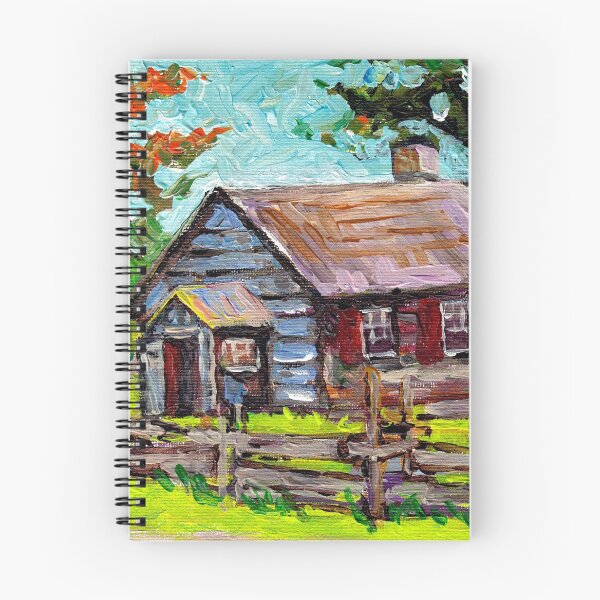 Item preview, ONTARIO EARLY AUTUMN LANDSCAPE PAINTING RUGGED WOOD BARN SCENE CANADIAN ART CAROLE SPANDAU CANADIAN ARTIST designed and sold by Carole  Spandau.