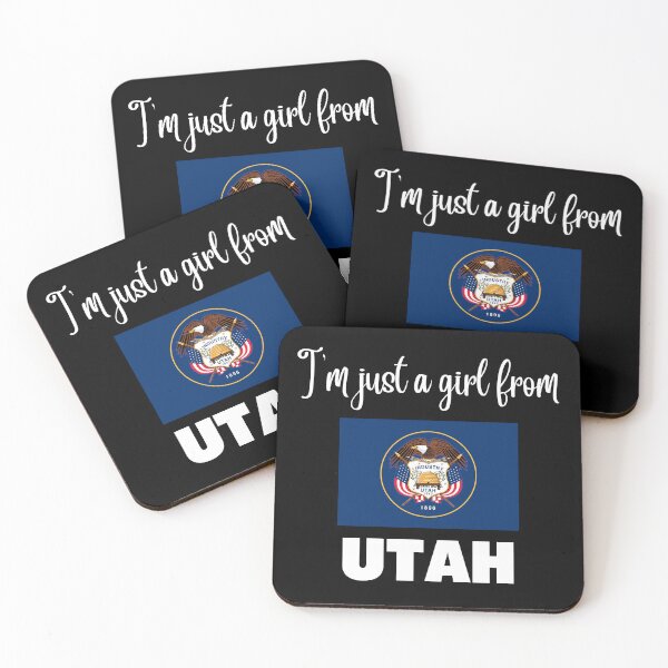Item preview, I’m just a girl from Utah- State pride design for women and girls designed and sold by DesignsByDaddy.