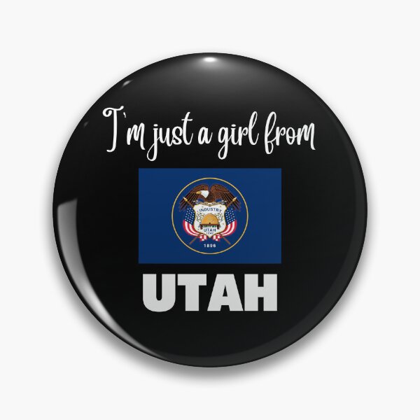 Item preview, I’m just a girl from Utah- State pride design for women and girls designed and sold by DesignsByDaddy.