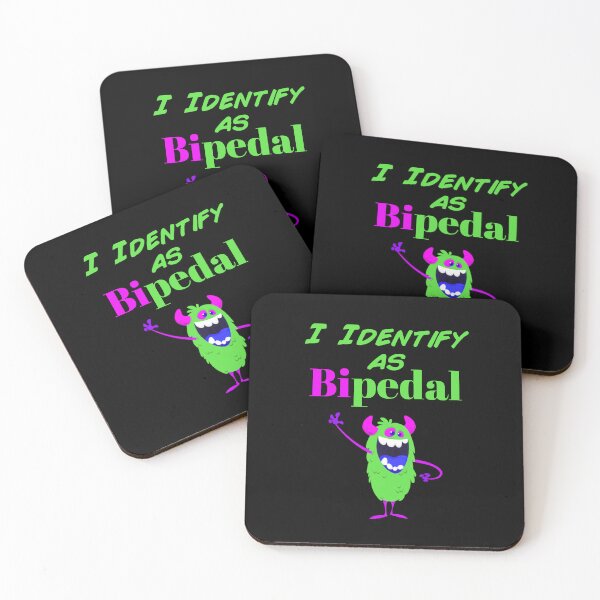 Item preview, Funny I Identify As Bipedal Green and Pink Monster for Halloween designed and sold by podguy.