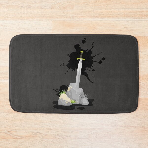 Item preview, Sword in Stone Black Ink Colored designed and sold by wolfkin-design.