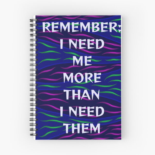 Item preview, Radical Feminist Humanist Quote -  Remember I Need Me More Than I Need Them designed and sold by LethalPixieDust.