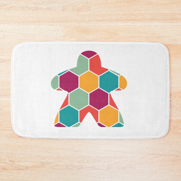 Item preview, Hexagon Pattern Meeple for Board Game Loers designed and sold by BeamGeeks.