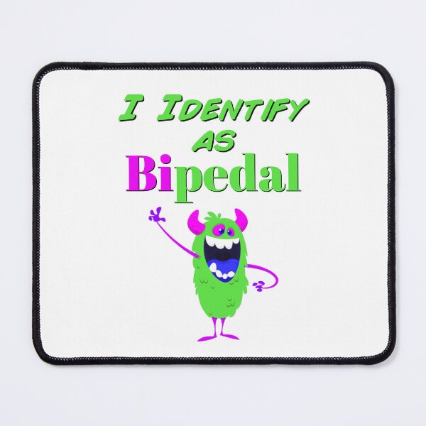 Item preview, Funny I Identify As Bipedal Green and Pink Monster 2 for Halloween designed and sold by podguy.