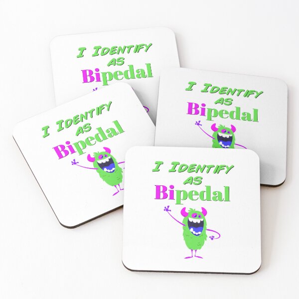 Item preview, Funny I Identify As Bipedal Green and Pink Monster 2 for Halloween designed and sold by podguy.