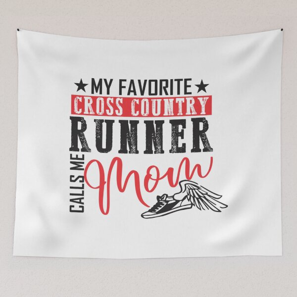 Item preview, My Favorite Cross Country Runner Calls Me Mom funny gift Long Sleeve designed and sold by buoyantgraduati.