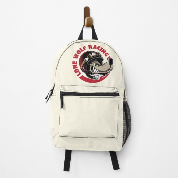 Item preview, Lone Wolf Racing Cartoon designed and sold by blackdogshop.