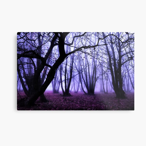 Purple rain Metal Print