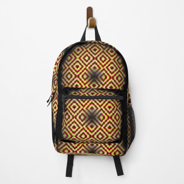 Item preview, drop stain colored orange optical illusion art designed and sold by OptLuv.