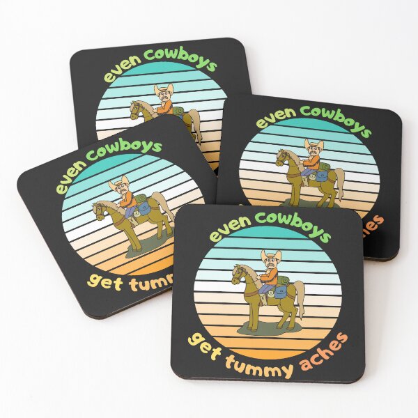 Item preview, Even cowboys get tummy aches designed and sold by ProjectOfColor.