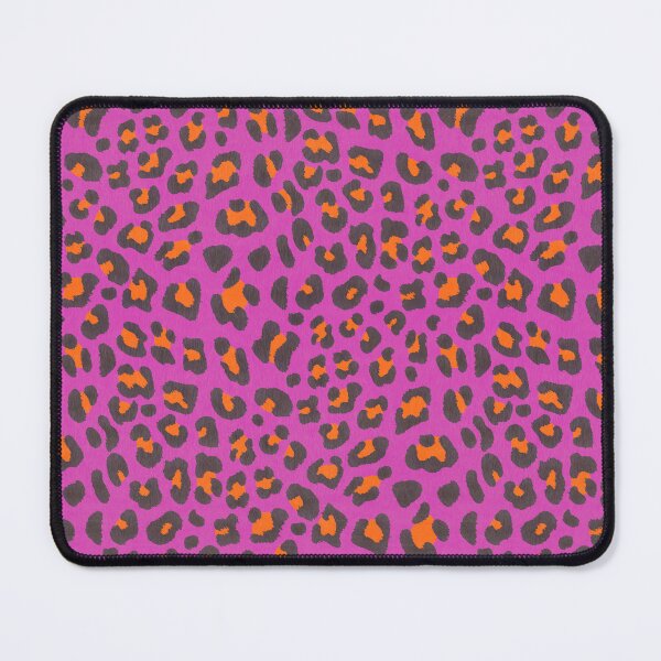 Item preview, Leopard Print- Orange & Black on Hot Pink designed and sold by Pamelandia.