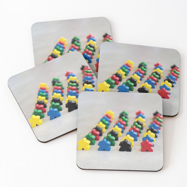 Item preview, Set of Meeple Art for Board Game Lovers designed and sold by BeamGeeks.