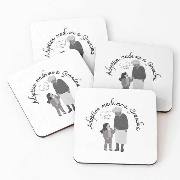 Item preview, adoption made me a grandma designed and sold by Inspirely.
