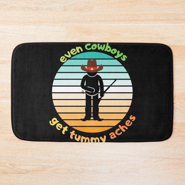 Item preview,  Even cowboys get tummy aches designed and sold by ProjectOfColor.