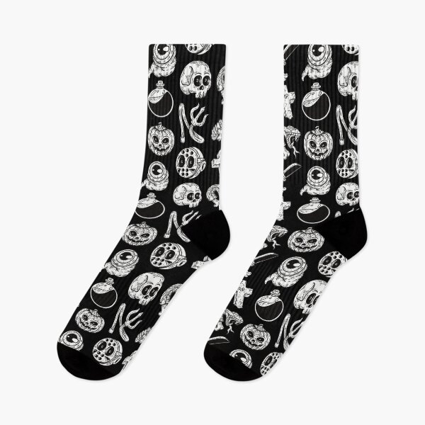 Item preview, Halloween Pattern Black White Version designed and sold by Budi Dewa.