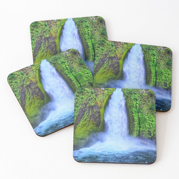 Item preview, Bright Gushing Falls - Waterfalls and Nature designed and sold by MistyMorningsOR.