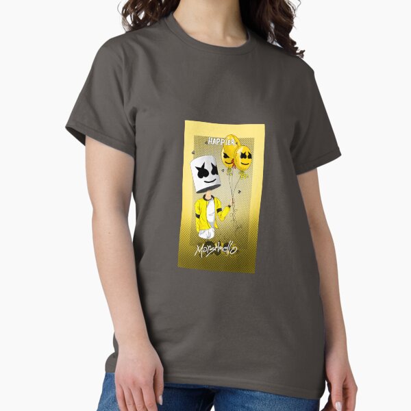Marshmello Happier T-Shirts for Sale | Redbubble