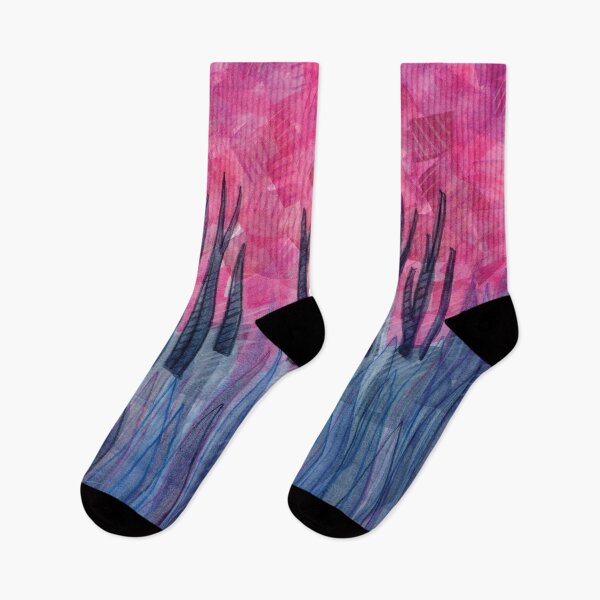 Item preview, Indigo Forest Pink Sky designed and sold by Alexandria Levin.