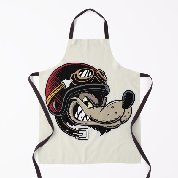 Item preview, Big Bad Wolf Racing Cartoon designed and sold by blackdogshop.