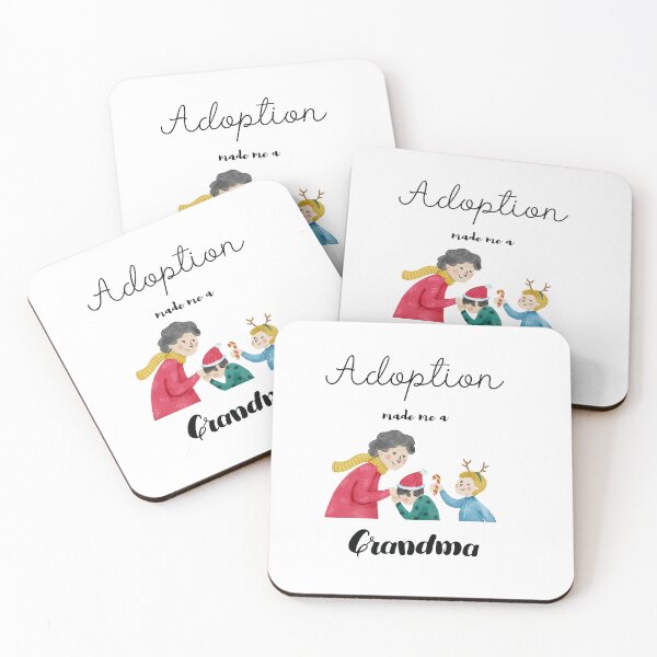 Item preview, adoption made me a grandma designed and sold by Inspirely.