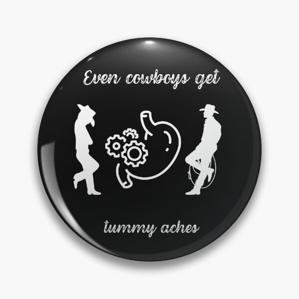 Item preview, Even cowboys get tummy aches designed and sold by ProjectOfColor.
