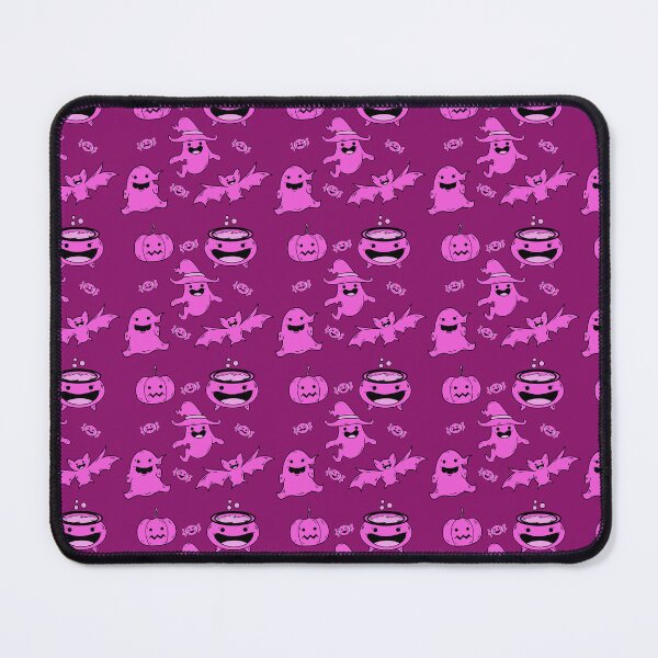 Item preview, Incredible creepy Halloween pattern with a pink background to always carry the spirit of Autumn with you designed and sold by Patternschidos.
