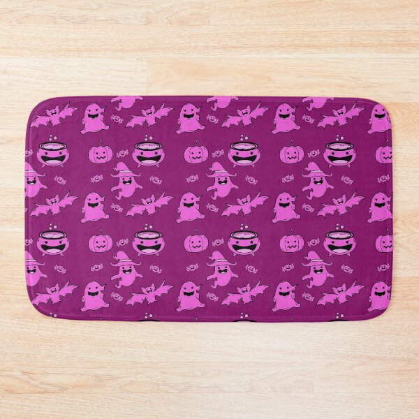 Item preview, Incredible creepy Halloween pattern with a pink background to always carry the spirit of Autumn with you designed and sold by Patternschidos.