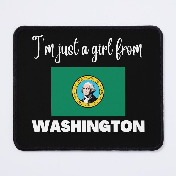 Item preview, I’m just a girl from Washington- State pride design for women and girls designed and sold by DesignsByDaddy.