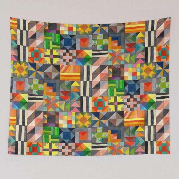 Item preview, Watercolor Quilt by Robayre designed and sold by Robayre.