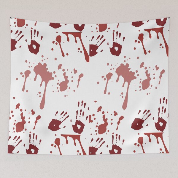 Item preview, Halloween blood splatter and bloody hands designed and sold by Har-de-Har.