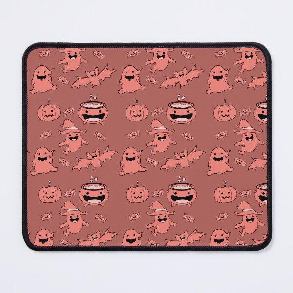 Item preview, Incredible creepy Halloween pattern with a pink background to always carry the spirit of Autumn with you designed and sold by Patternschidos.