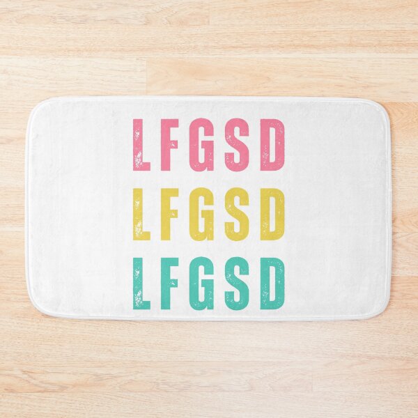 Item preview, LFGSD San Diego Baseball Fan City Grunge Text designed and sold by Bitcoin-Fashion.
