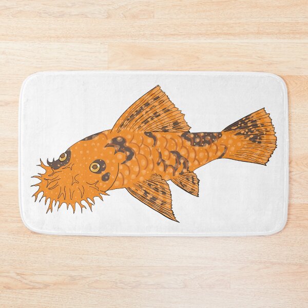 Item preview, Calico Bristlenose Pleco - Pumpkin Spice Flavor - White Background designed and sold by ReverendMothman.