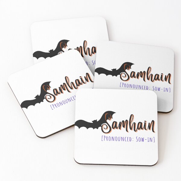 Item preview, Samhain Bat Pronounced Sow-In designed and sold by 4ofLikeKind.