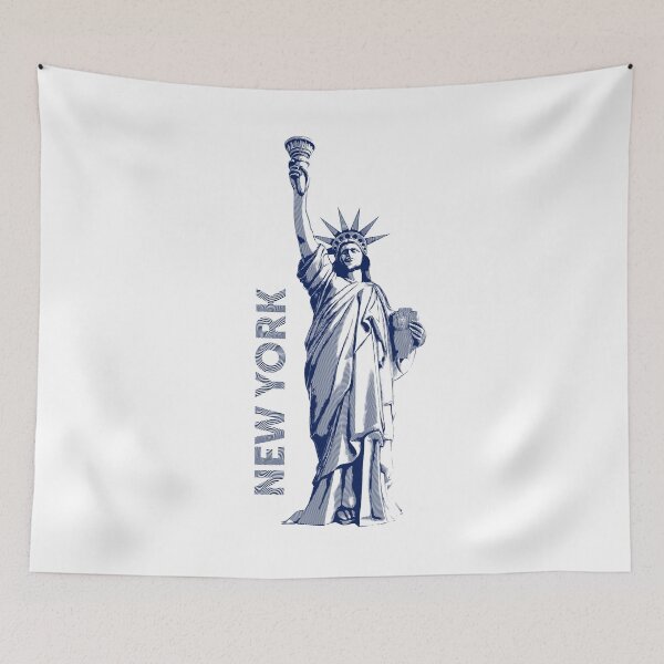 Artikelvorschau, Liberty, New York - Linegraphic Popart - Freiheitsstatue, USA entworfen und verkauft von STYLESYNDIKAT.