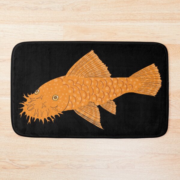 Item preview, Super Red Bristlenose Pleco - Spicy Cheeto Flavor - Black Background designed and sold by ReverendMothman.