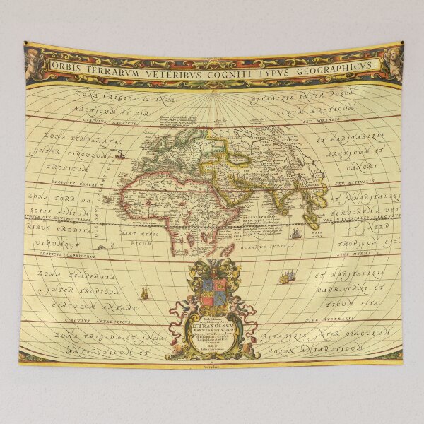 Item preview, Jan Janssonius  : Orbis Terrarus Veteribus Cogniti Typus Geographicus designed and sold by ramazis.