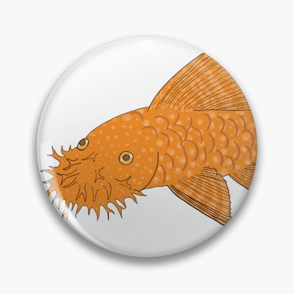 Item preview, Super Red Bristlenose Pleco - Spicy Cheeto Flavor - White Background designed and sold by ReverendMothman.