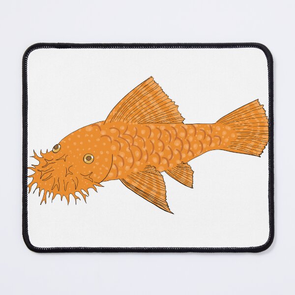 Item preview, Super Red Bristlenose Pleco - Spicy Cheeto Flavor - White Background designed and sold by ReverendMothman.