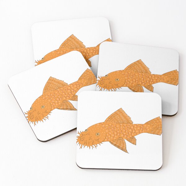 Item preview, Super Red Bristlenose Pleco - Spicy Cheeto Flavor - White Background designed and sold by ReverendMothman.