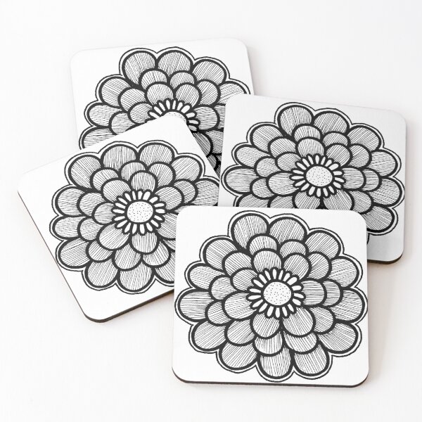 Item preview, Mandala Style Flower Doodle designed and sold by OakandtheIvy.
