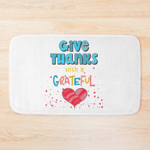 Item preview, Give thanks with a grateful heart | Thanksgiving quotes and sayings | gifts for thanksgiving lovers designed and sold by ThanksVibe.