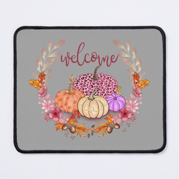 Item preview, Welcome_Fall ,Fall Pumpkin Ghost October Skeleton Creepy Leaf Trick Or Treat Thanksgiving Season Goth Gothic designed and sold by NAZIMNADIR.