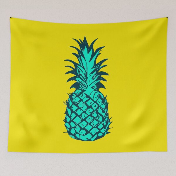 Item preview, Teal Pop Art Pineapple designed and sold by MadSwellDesigns.