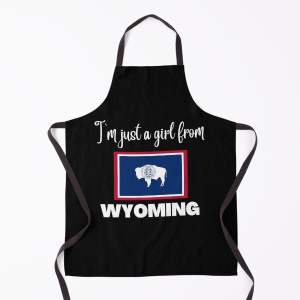 Item preview, I’m just a girl from Wyoming- State pride design for women and girls designed and sold by DesignsByDaddy.