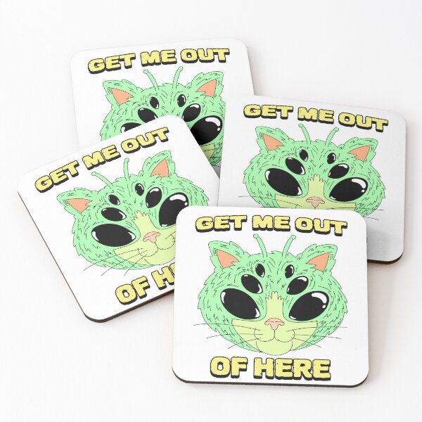 Item preview, Get Me Out of Here- Alien Cat designed and sold by Jackson Caldwell Designs.