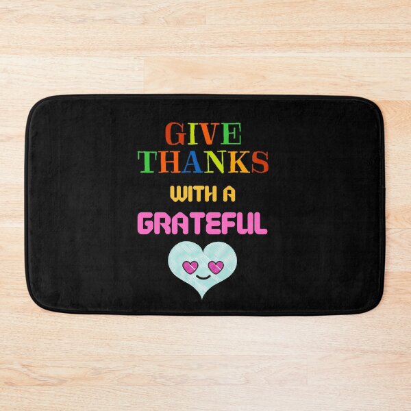 Item preview, Give thanks with a grateful heart | Thanksgiving quotes and sayings | gifts for thanksgiving lovers designed and sold by ThanksVibe.